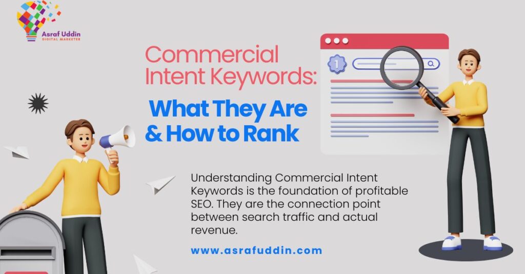 Commercial Intent Keywords: What They Are & How to Rank