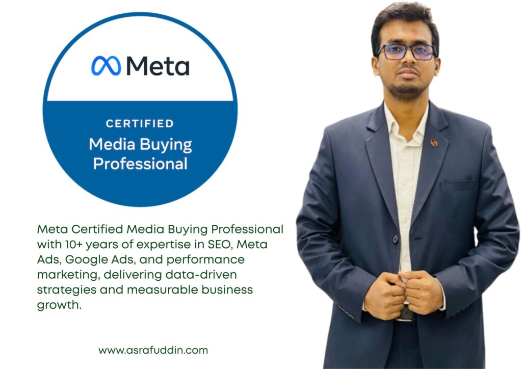 Asraf Uddin - Meta Certified Media Buying Professional